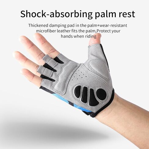 Fingerless Cycling Gloves for Men Women Bike Gloves for Men Cycling Bicycle Accessories, Guantes para Bicicleta Hombre Guantes Ciclismo Hombre in Saudi Arabia