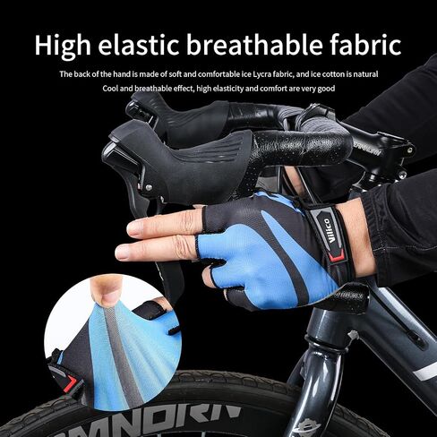 Fingerless Cycling Gloves for Men Women Bike Gloves for Men Cycling Bicycle Accessories, Guantes para Bicicleta Hombre Guantes Ciclismo Hombre in Saudi Arabia