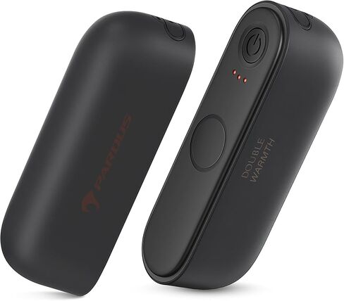 Pardus Hand Warmers Rechargeable 2 Pack, 6000mAh Electric Hand Warmers, 480 Minutes Long Safe Heat, Portable Pocket Heater, Gifts for Christmas, Hunting, Cycling, Winter Sport Accessories (Quartz) in Saudi Arabia