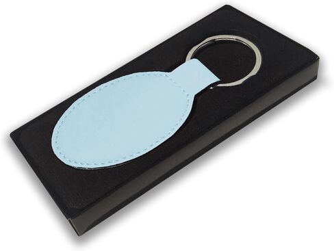 LaserGram Oval Keychain, Quad, Personalized Engraving Included (Rustic with Gold) in Saudi Arabia