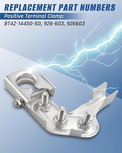 جديد 926-603 926603 طرف البطارية الإيجابي مناسب لـ Ford Super Duty F-250 F-350 F-450 FIT لـ Chevy Silverado 1500 2500 3500 Pick Up Trucks وما إلى ذلك مع 3 منشورات مساعدة in Saudi Arabia