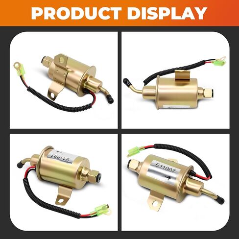 E11007 Electric Fuel Pump Compatible with Onan Generator 4000 4Kw RV 12V Fuel Pump A029F889 149-2311-02 149-2311-01 149-2311 149231101 in Saudi Arabia
