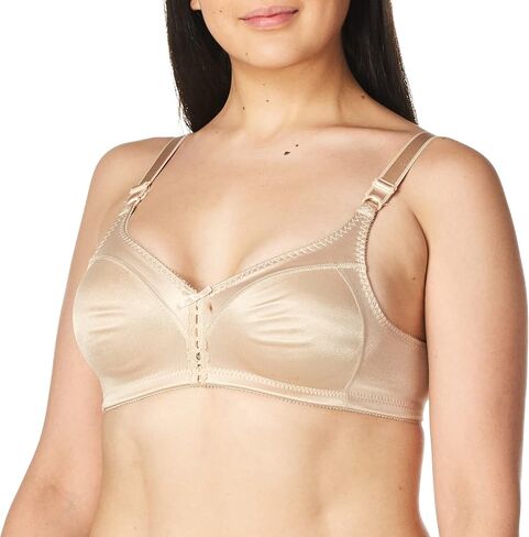 Bali Womens Double Support Wireless Bra, ComfortSoft Full-Coverage Wirefree Df3820 Bras, Nude, 44C US in Saudi Arabia