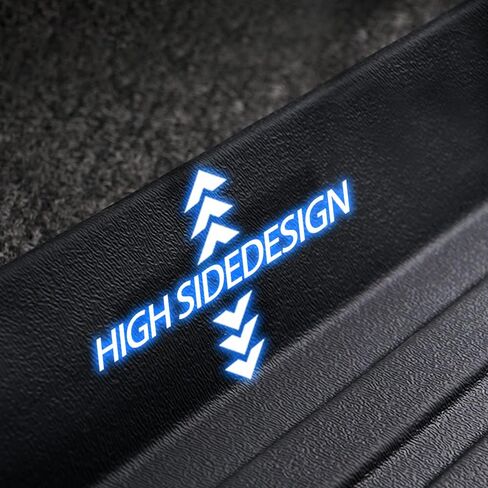 سجادات أرضية AOMSAZTO لسيارة بورش كايين 2011-2018، سجادات أرضية السيارة شديدة التحمل TPE للحماية من جميع الأحوال الجوية، مجموعة كاملة من بطانات الأرضية المطاطية للصف الأول والثاني، سجادات سيارة مضادة للانزلاق، أسود in Kuwait