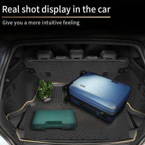 سجادات أرضية AOMSAZTO لسيارة بورش كايين 2011-2018، سجادات أرضية السيارة شديدة التحمل TPE للحماية من جميع الأحوال الجوية، مجموعة كاملة من بطانات الأرضية المطاطية للصف الأول والثاني، سجادات سيارة مضادة للانزلاق، أسود in Kuwait