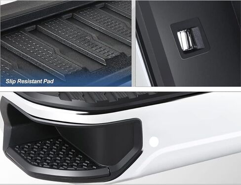 مجموعة المصد الخلفي المصد الصلب متوافق مع 2019 2020 2021 2022 2023 Chevy Silverado 1500 GMC Sierra 1500 ، W/O Park ، Chrome in Saudi Arabia