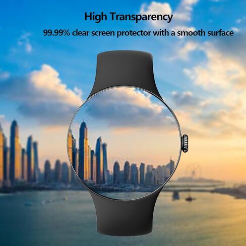 2 Pack Tempered Glass for OnePlus Watch 3 Screen Protector,9H Hardness,Ultra Resistant,Anti-Fingerprints,No Bubbles,HD-Clear,Full Coverage Watch Film for OnePlus Watch 3 in Kuwait