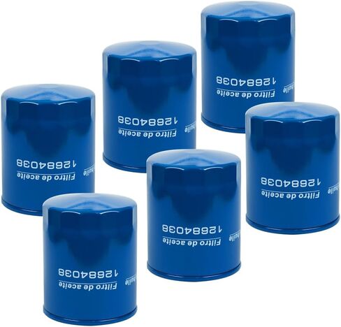 PF26 Oil Filter Fits for 2020-2024 chevy Silverado/GMC Sierra 2500HD 3500 HD 6.6L Duramax Diesel Engine Replace WL10454 PF26F 19419485 12684038 (Set of 6) in Saudi Arabia