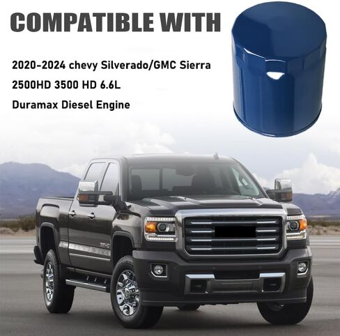 PF26 Oil Filter Fits for 2020-2024 chevy Silverado/GMC Sierra 2500HD 3500 HD 6.6L Duramax Diesel Engine Replace WL10454 PF26F 19419485 12684038 (Set of 6) in Saudi Arabia