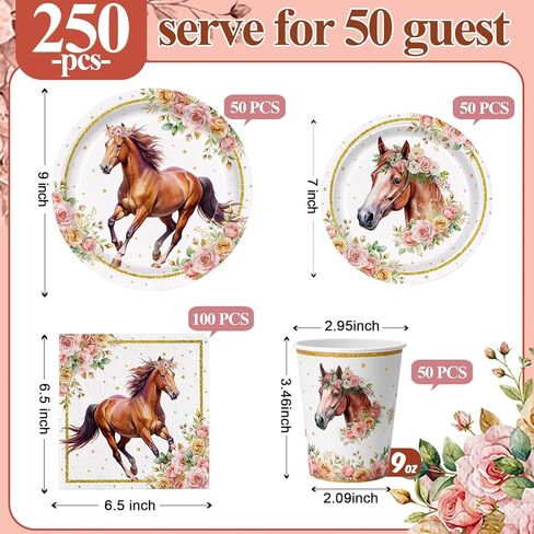 Pickmesh 250 Pcs Cowboy Baby Shower a Little Cowboy Is on the Way Party Decorations Wild Western Theme Disposable Plates Napkins Cups for Baby Shower Party Supplies in Kuwait