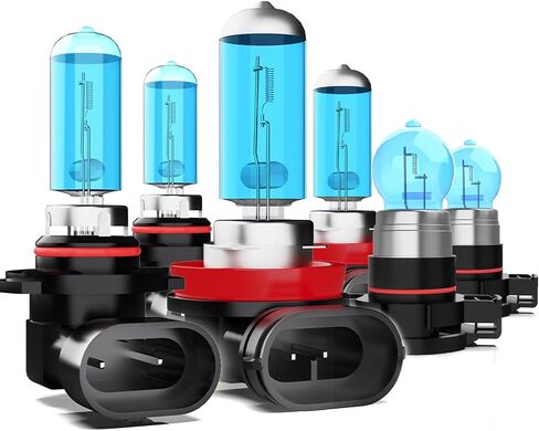 Halogen Headlights Compatible with Dodge Charger 2015 Headlight Bulbs,9012 High/Low Beams Bright Front Light Combo Kit,Plug & Play,Super Bright 6000K White,Pack of 2 in Saudi Arabia