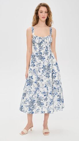 مون ريفر نساء مشد الفستان الأزهار ميدي in Saudi Arabia
