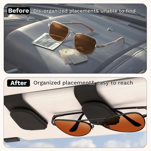 حامل الطراز الشمسي للسيارة ، Holder Holder Eyeglass Hanger Clis in Kuwait