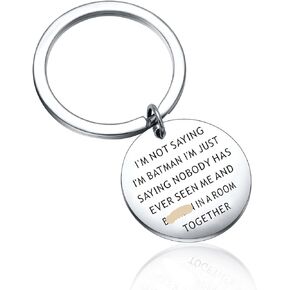 Batman Fan Keychain DC Comics Gift for Friends Son Daughter Uncle Brother Boyfriend Perfect Birthday Gifts