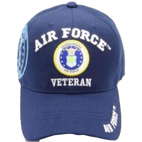 Air Force Emblem Veteran, Emblem Shadow Military Cap Navy