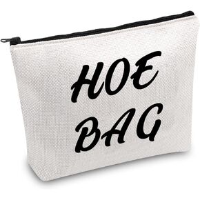 JXGZSO Funny Naughty Gift Bag Hoe Bag Funny Overnight Bag Hilarious Gag Gift (hoe bag black)