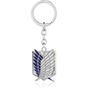 Shingeki No Kyojin Wings of Liberty Survey Corps Wings of Freedom Keychain - AOT Keychain