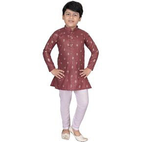 Boys Festive Cotton Kurta Pajama Set