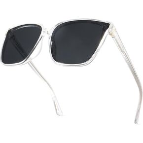 Dollger Retro Oversized Square Sunglasses for Women Men Trendy Classic Style Sun Glasses UV400 Protection