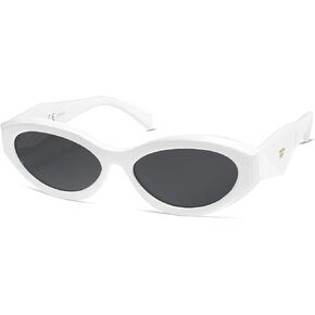 VANLINKER Trendy Small Polarized Cat Eye Sunglasses for Women Thick Oval Shades VL9777