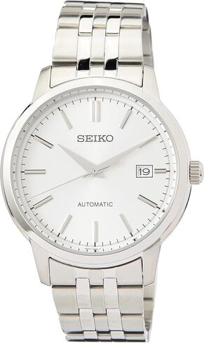 Seiko SRPH85K1 Men's Analogue Automatic Watch with Stainless Steel Strap, silver, Bracelet in Saudi Arabia