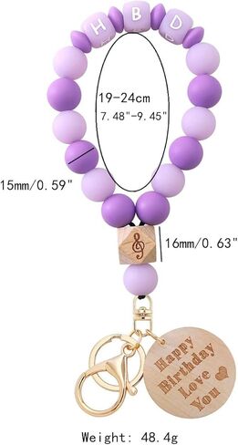 مفتاح حلقة سوار سيارة المفاتيح عيد القديس باتريك الأخضر حامل السوار سيليكون مطرز الإسورة سلاسل in Kuwait