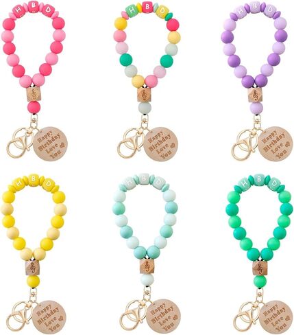 مفتاح حلقة سوار سيارة المفاتيح عيد القديس باتريك الأخضر حامل السوار سيليكون مطرز الإسورة سلاسل in Kuwait