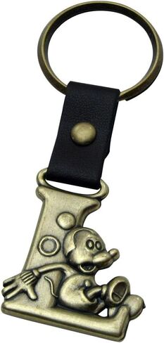 Mickey Mouse Letter L Brass Key Chain in Kuwait
