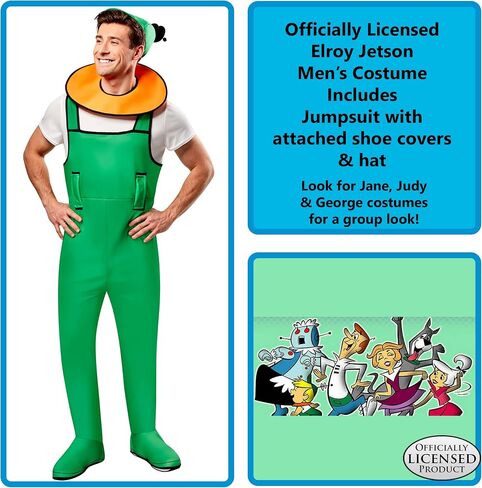 Rubie's Men's The Jetsons Elroy Jetson Costume Jumpsuit and HatAdult Costume in Saudi Arabia