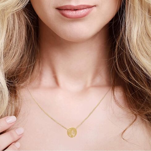 More And More Cactus 18K Gold Plated Necklace With Message Card, Yellow and White Color, Anchor Chain, Best Gift Necklace, Size 16 inch + 2 inch Extender, Pendant, Gift Card in Saudi Arabia