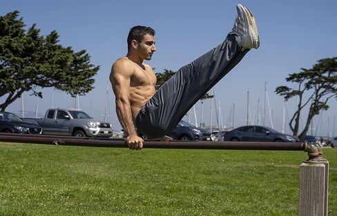 ZENGVEE Mens Sweatpants Open-Bottom Workout Jogger Pant with Pockets 0310 BlackBlue XL in Kuwait