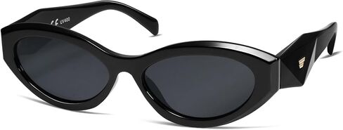 VANLINKER Trendy Small Polarized Cat Eye Sunglasses for Women Thick Oval Shades VL9777 in Saudi Arabia