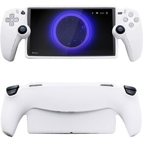 Protective Case for Playstation Portal Remote Player, Silicone Grip Cover with Full Protection, Anti-Scratch Soft Skin Case (Black)