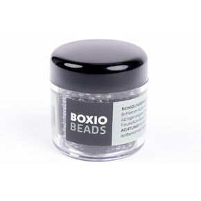 BOXIO - Beads: cleaning beads made of stainless steel for bottles wash canisters - 3 mm balls incl. storage bag - stainless steel cleaning beads for clean water