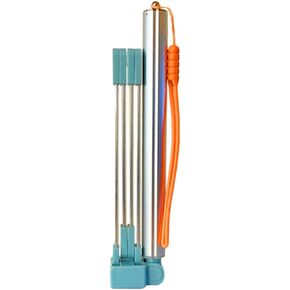 Dog Pooper Scooper with Bags,Long Handle,only 8.07 inches Folded,Compact and Portable, self-Adhesive Design, Suitable for Both Small and Large Dogs (Standard)