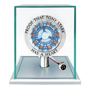 Iron man arc reactor 1:1 Ratio Vibration Sensing LED Light USB Connection with Display Case for Collections