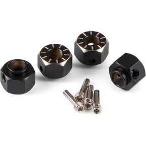 TRX4 Brass Weights, Gen2 Front and Rear Portal Cover with Upgrade Gear Set for 1/10 RC Crawler TRX4 (Diff Cover 2Pcs)