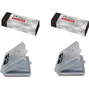Faber-Castell Eraser - Drawing Art kneaded Large Pencil Eraser Bundle - 4 Pack