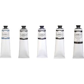 Gamblin Artist Oil Paint Set for Professionals, Radiant Set Includes 37ml Tubes of Colors & 150ml Tube of White