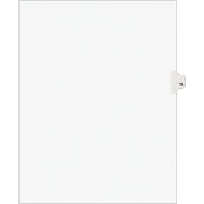 Avery Individual Legal Exhibit Dividers, Avery Style, 10, Side Tab, 8.5 x 11 Inches, Pack of 25 (11920)