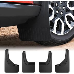 Mabett Mud Flaps for Ford Maverick 2024 2023 2022 Accessories, Flexible Material, All-Weather Fender Front & Rear Mud Guards Splash 4PCS