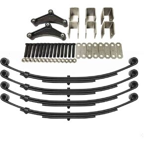 LIBRA 4000lbs 4K Tandem Trailer Axle Suspension Kit 2000 lbs Leaf Springs & Hanger Kit
