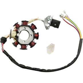 PRO BAT 8 Coil Magneto Stator 5 Wires for Zongshen CG125 125cc 150cc 200cc 250cc Scooter Moped ATV Quad Dirt Bike Pit Bike 4 Wheelers