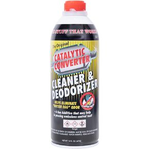 Catalytic Converter Cleaner and Deodorizer (16 fl oz) | Fuel System Cleaner | EGR Valve, Combustion Chamber, and Oxygen Sensor Cleaner | Catalytic Cleaner Fuel Additive for Gasoline Engines