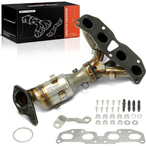 A-Premium Front Exhaust Manifold Catalytic Converter W/Gasket Kit - Compatible with Nissan Altima 2007, 2008, 2009, 2010, 2011, 2012, 2013 L4 2.5L - Replace# 674-933, 14002-JA01E - E.P.A. Compliant