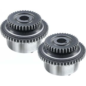 A-Premium Intake Variable Valve Timing Sprocket Cam Phaser Compatible with Nissan Frontier 2005-2019, NV3500 2012-2019, Pathfinder 2005-2012, Xterra 2005-2015 V6 4.0L, 2-PC Set, Replace# 130258J100