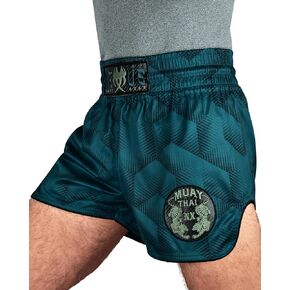 Muay Thai Shorts Kickboxing Camo - Thai Boxing Shorts, MMA Shorts Men and Women, Martial Arts, Gym Trunks Workout Cage Fight.