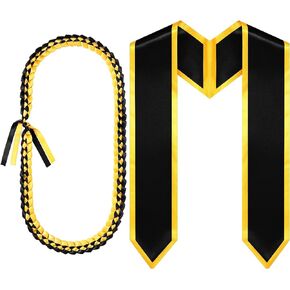 Graduation Leis Graduation Ribbon Lei Necklace 2024 Graduation Necklace Braided Necklace Graduation Stole Graduation Gift Party Accessories for Women and Men