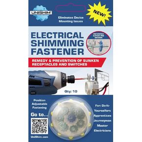 Electrical Shimming Fasteners 10pk