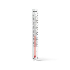 United Scientific™ V-Shaped, Dual-Scale, Mercury-Free Thermometers for Indoor Science Use (Pack of 10)
